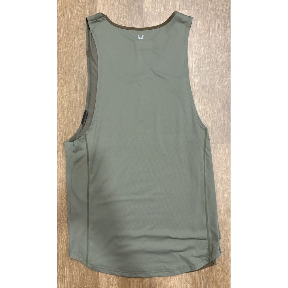 ASRV Mens Camo Training Workout Tank Top Size Small Green DSG-0144 - Picture 8 of 8